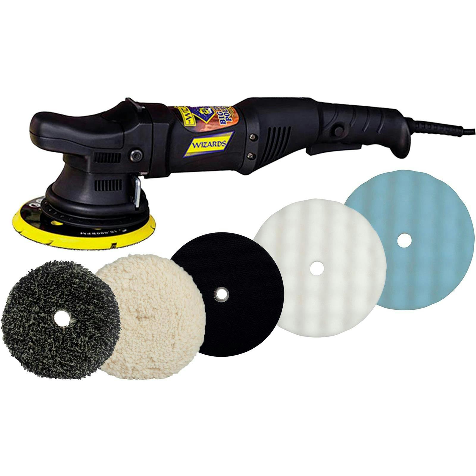 Wizards Products Dual Action Polisher and Pad Kit