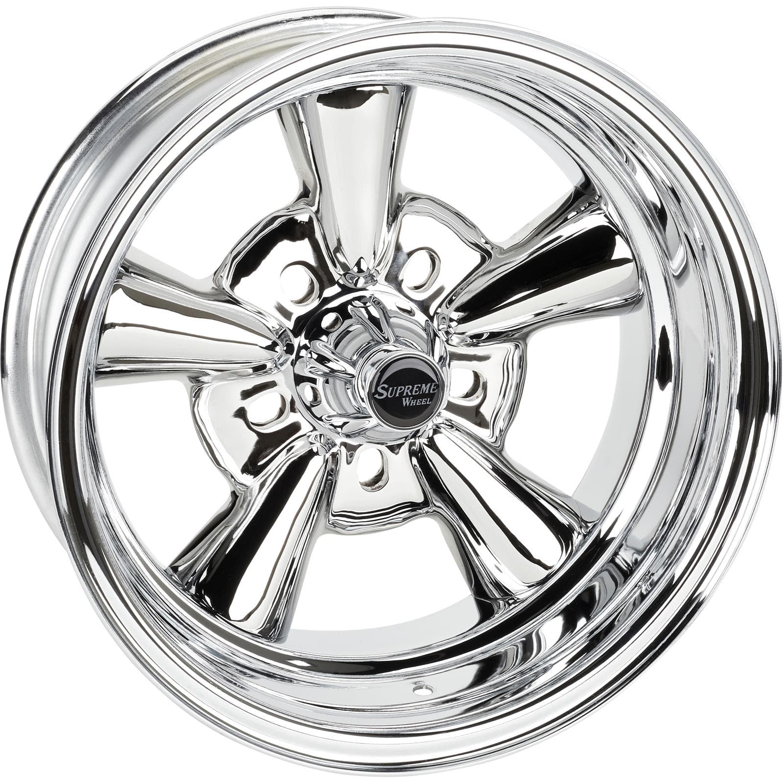 Allied Wheel 6758099R Supreme 15x8 Reverse Wheel, 5x4.5/5x4.75/5x5