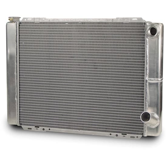 AFCO 80123N Double Pass Style Racing Radiator, 27.5 Inch, -16AN Right
