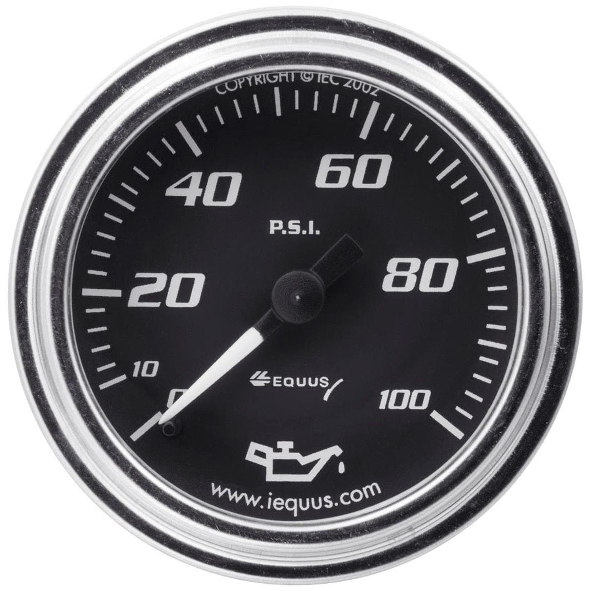 Equus E7500 7000 Series 5-Gauge Set, 3-3/8 Inch Mech. Speedometer