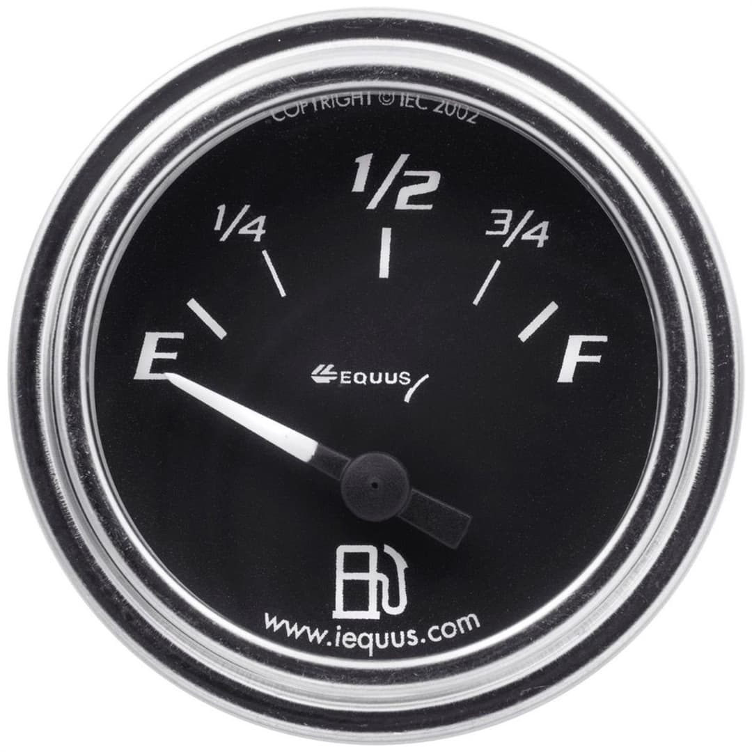 Equus E7500 7000 Series 5-Gauge Set, 3-3/8 Inch Mech. Speedometer