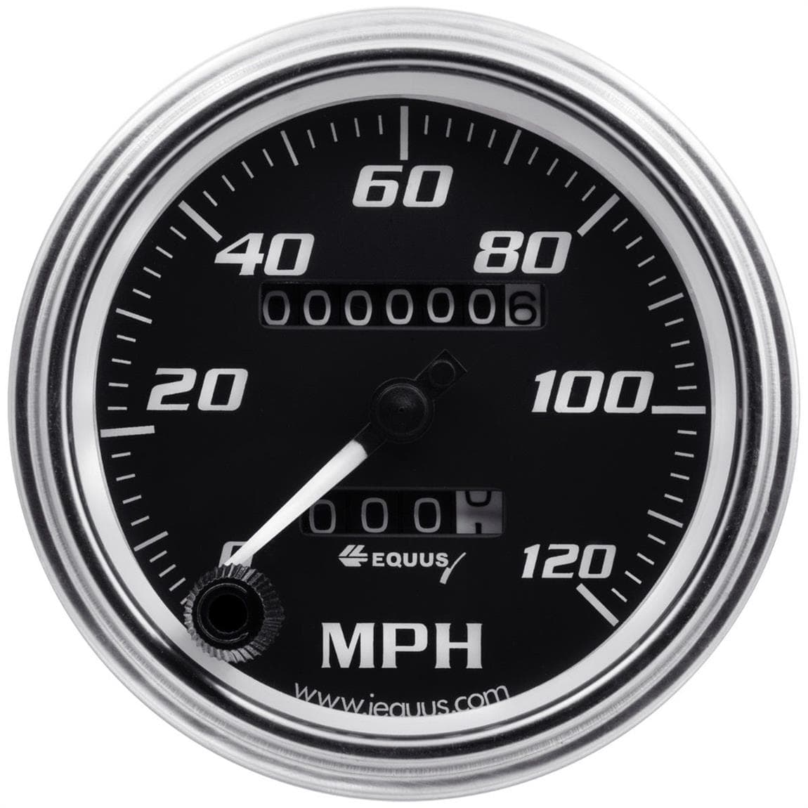 Equus E7500 7000 Series 5-Gauge Set, 3-3/8 Inch Mech. Speedometer