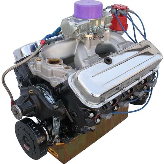 BluePrint MBP4960CTC GM 496 Dressed Marine Engine, Cast Iron Heads