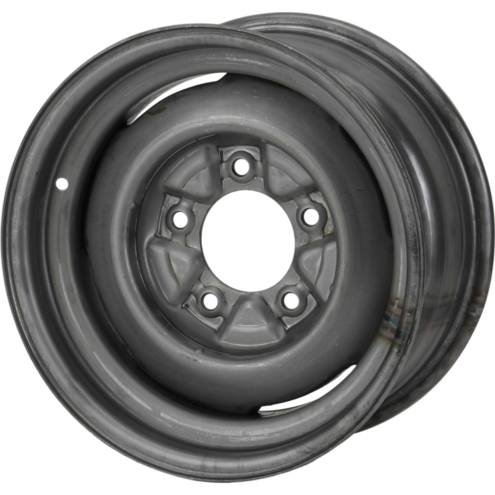 Speedway Vintage 15x8 Plain Steel Wheel, 5 on 5.5, 4 Inch BS
