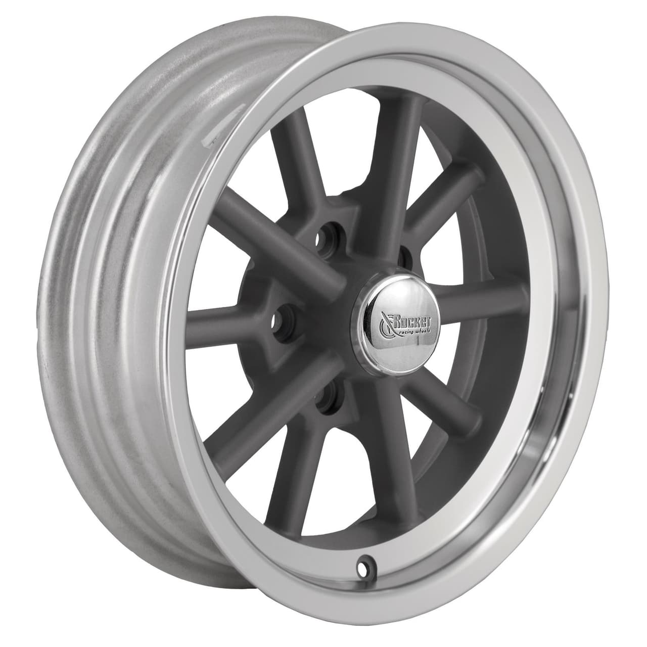 Rocket Racing Wheels Launcher Series 15X4.5 Wheel, 5x4.5 BP, 2.25 BS