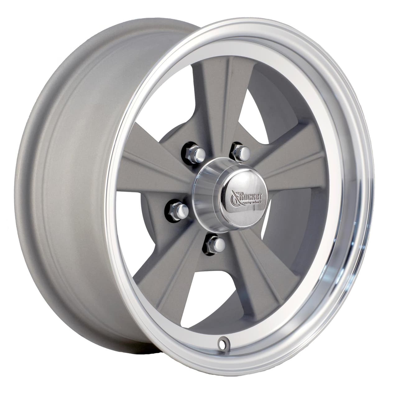 Rocket Racing Wheels Strike Series 15X6 Wheel, 5x5.5 BP, 3.25 BS