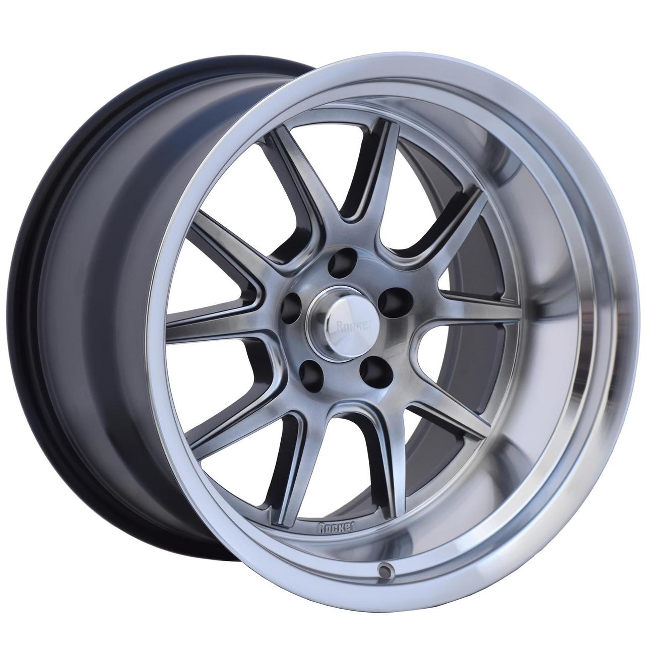 Rocket Racing Wheels Attack Wheel, 18x12, 5 on 4.5