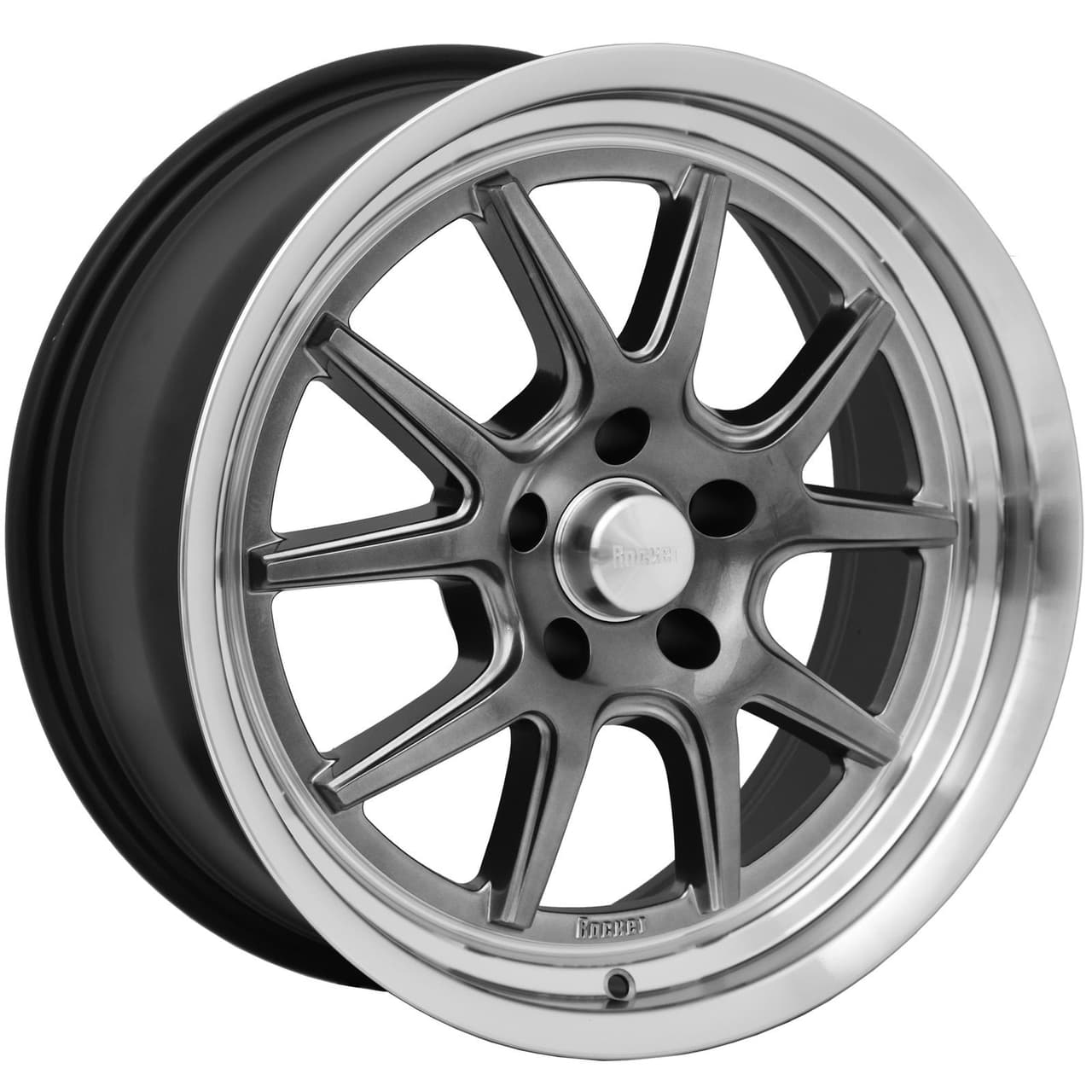 Rocket Racing Wheels TTR19-887355 Attack Wheel, 18x8, 5 on 5