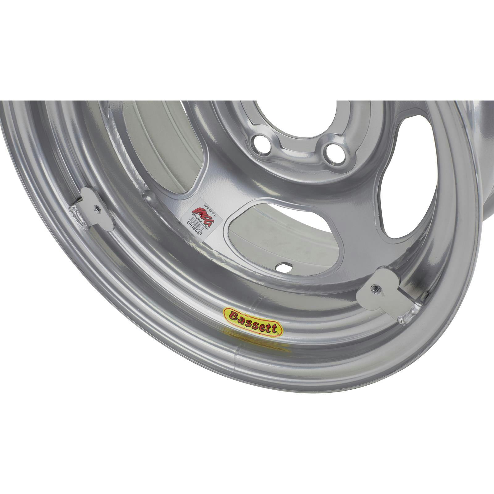 Bassett Inertia IMCA Certified 3 Tab 15x8 Wheel, 5x5 BP