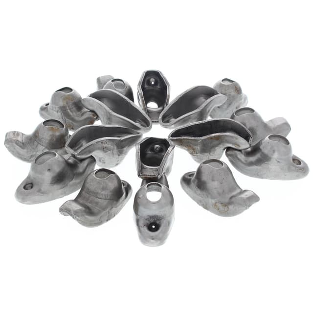 Extra Long Slot Small Block Chevy Steel Rocker Arms, 1.6:1