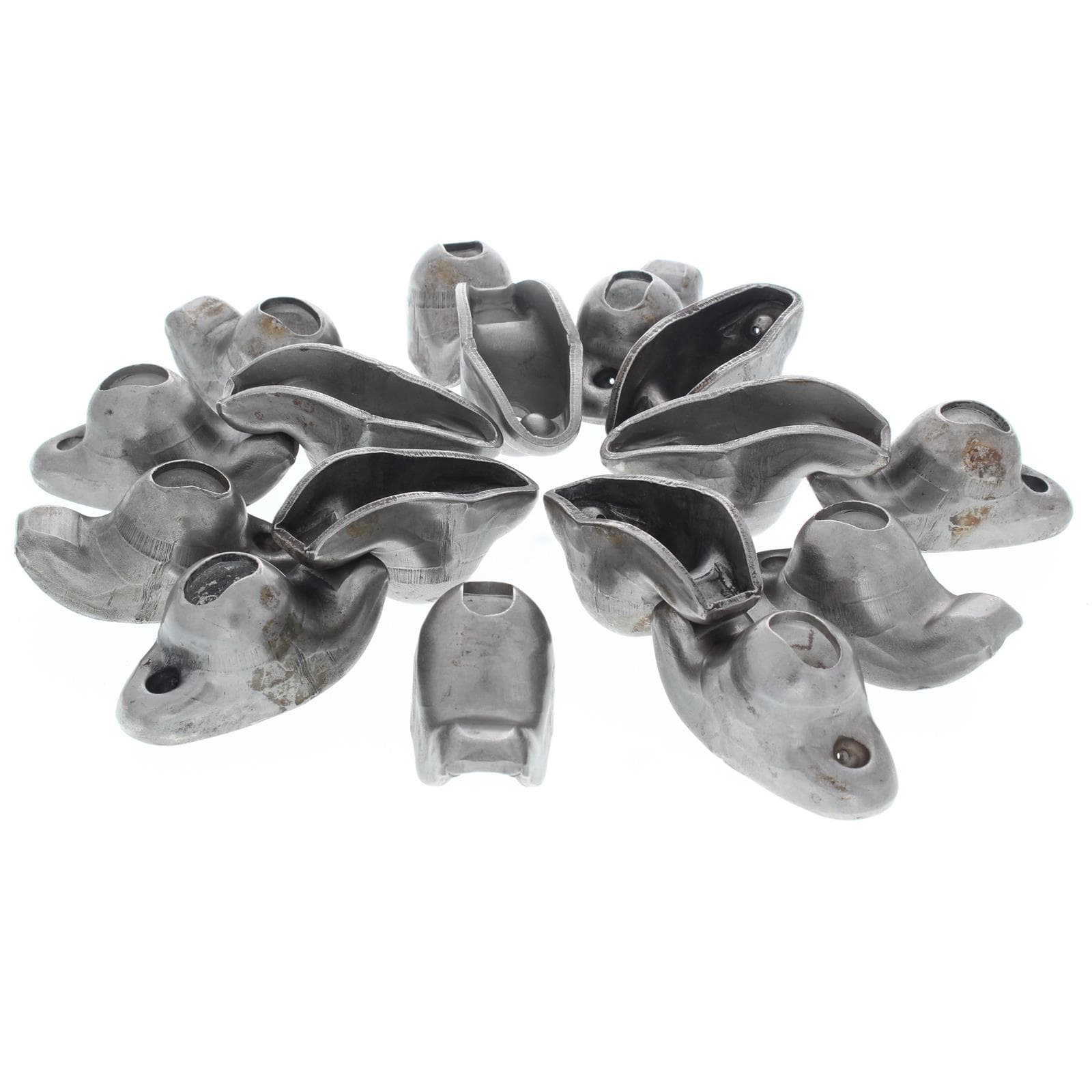 Extra Long Slot Small Block Chevy Steel Rocker Arms, 1.6:1