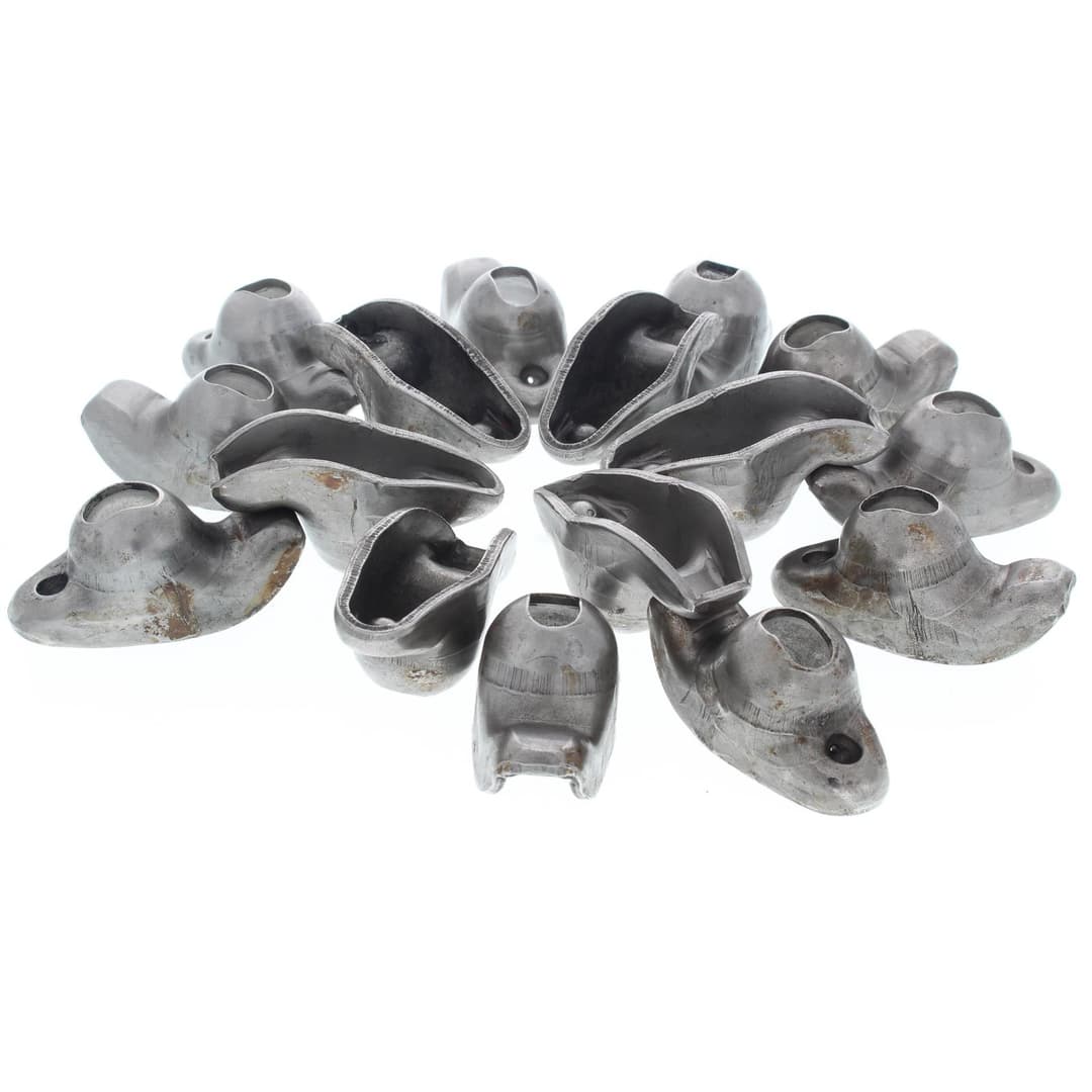 Extra Long Slot Small Block Chevy Steel Rocker Arms, 1.6:1