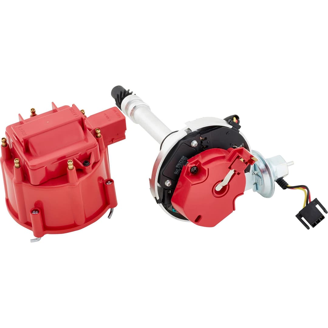 Chevy 262 4.3L V6 HEI Distributor, Red