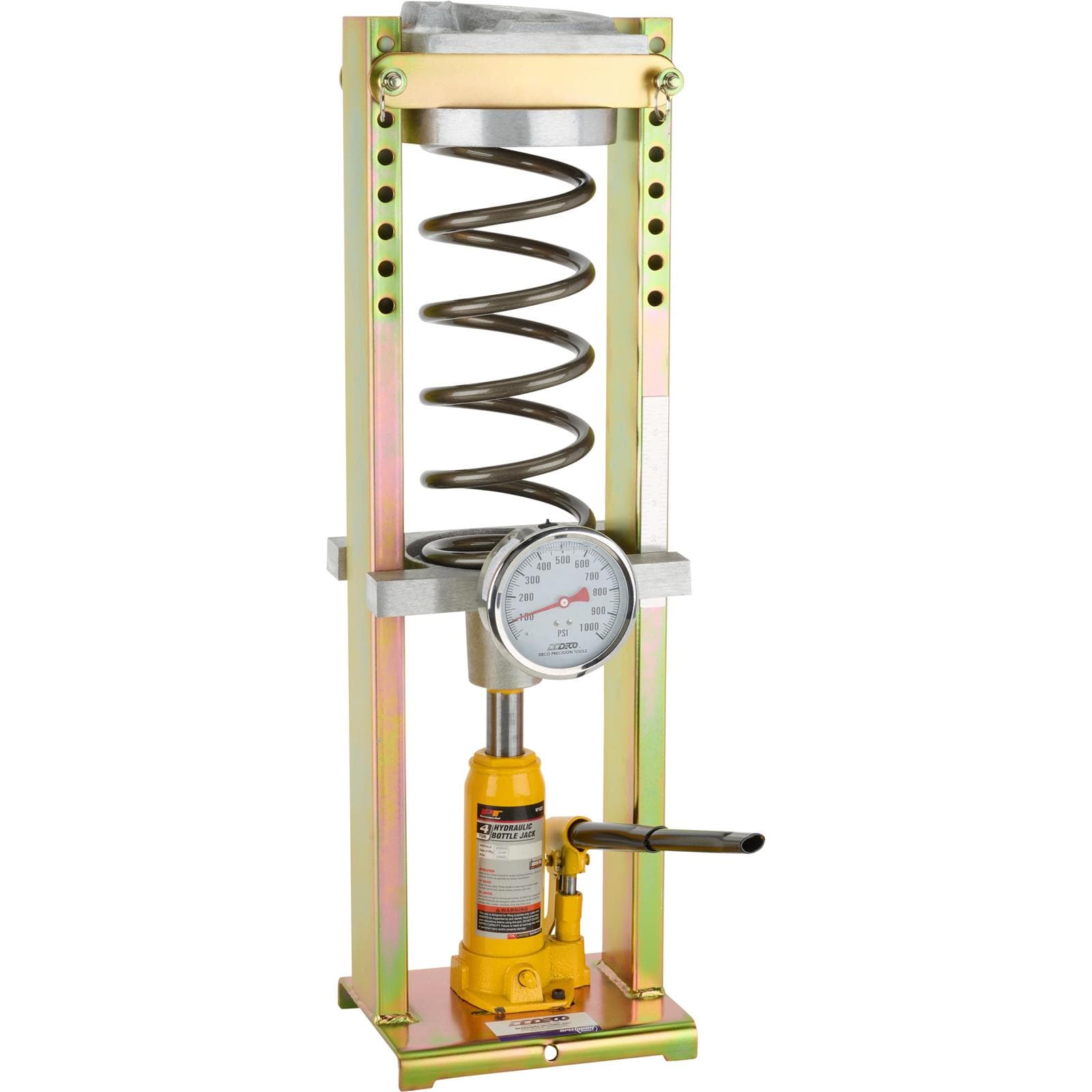 DECO Hydraulic Coil Spring Rater, 0-1000 Lbs.