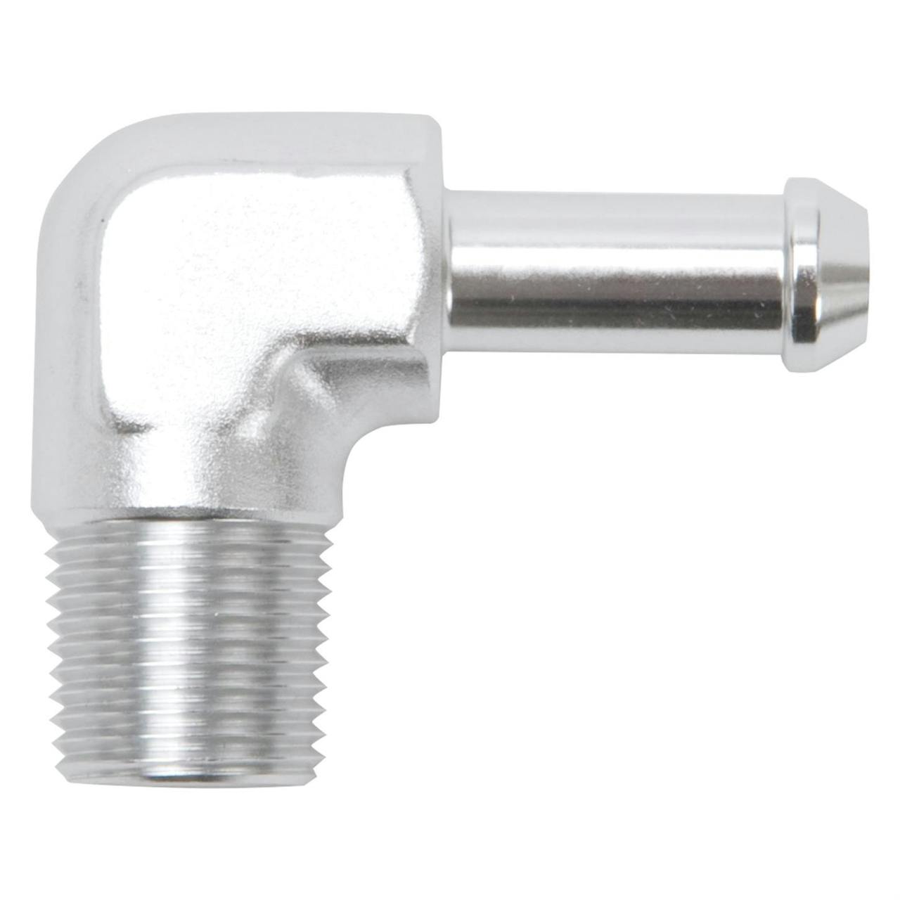 Edelbrock 8168 Pipe To Hose Barb Fitting 90 Deg 3 8 In NPT edelbrock-8168-pipe-to-hose-barb-fitting-90-deg-3-8-in-npt