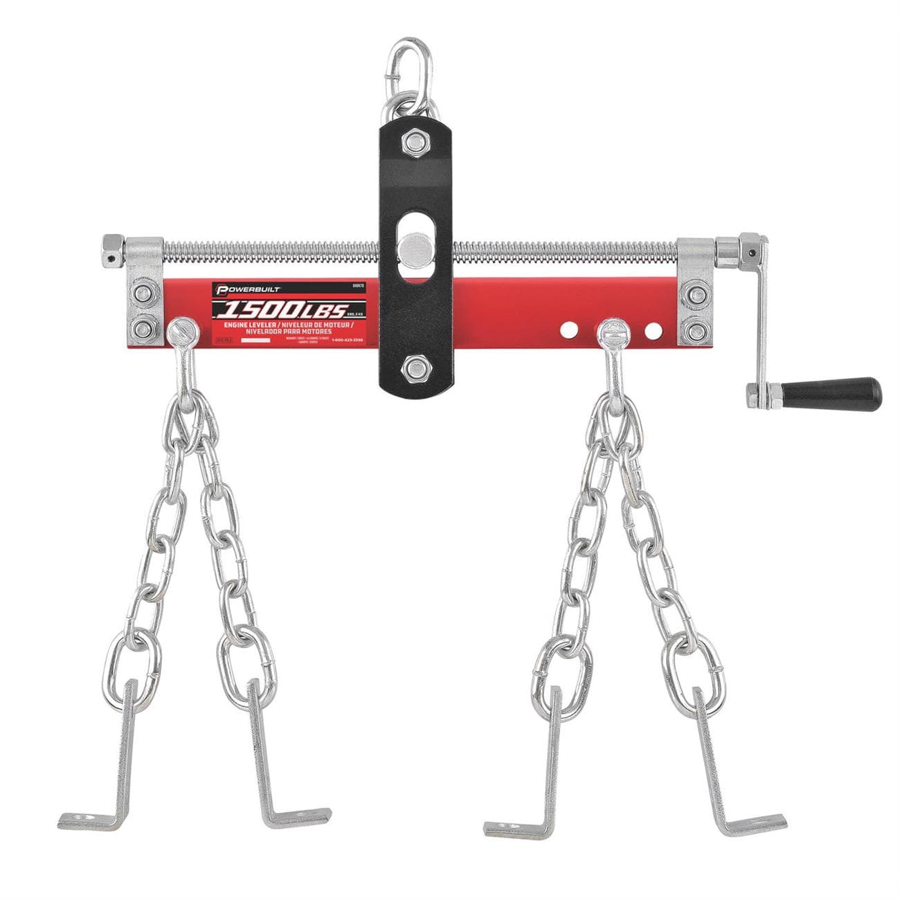 Powerbuilt 640470 Engine Leveler, Four Point Mount, 1500 Lb.