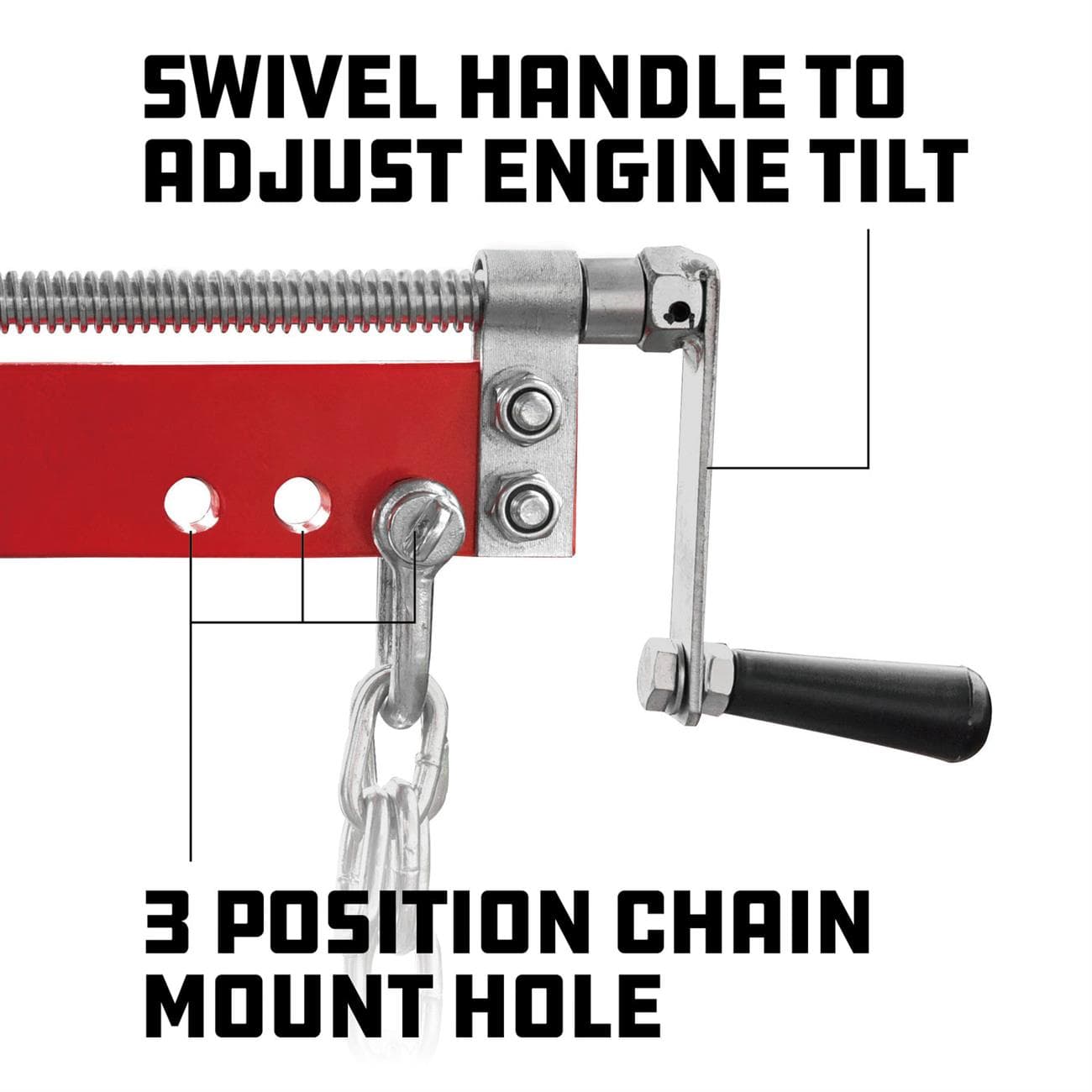 Powerbuilt 640470 Engine Leveler, Four Point Mount, 1500 Lb.
