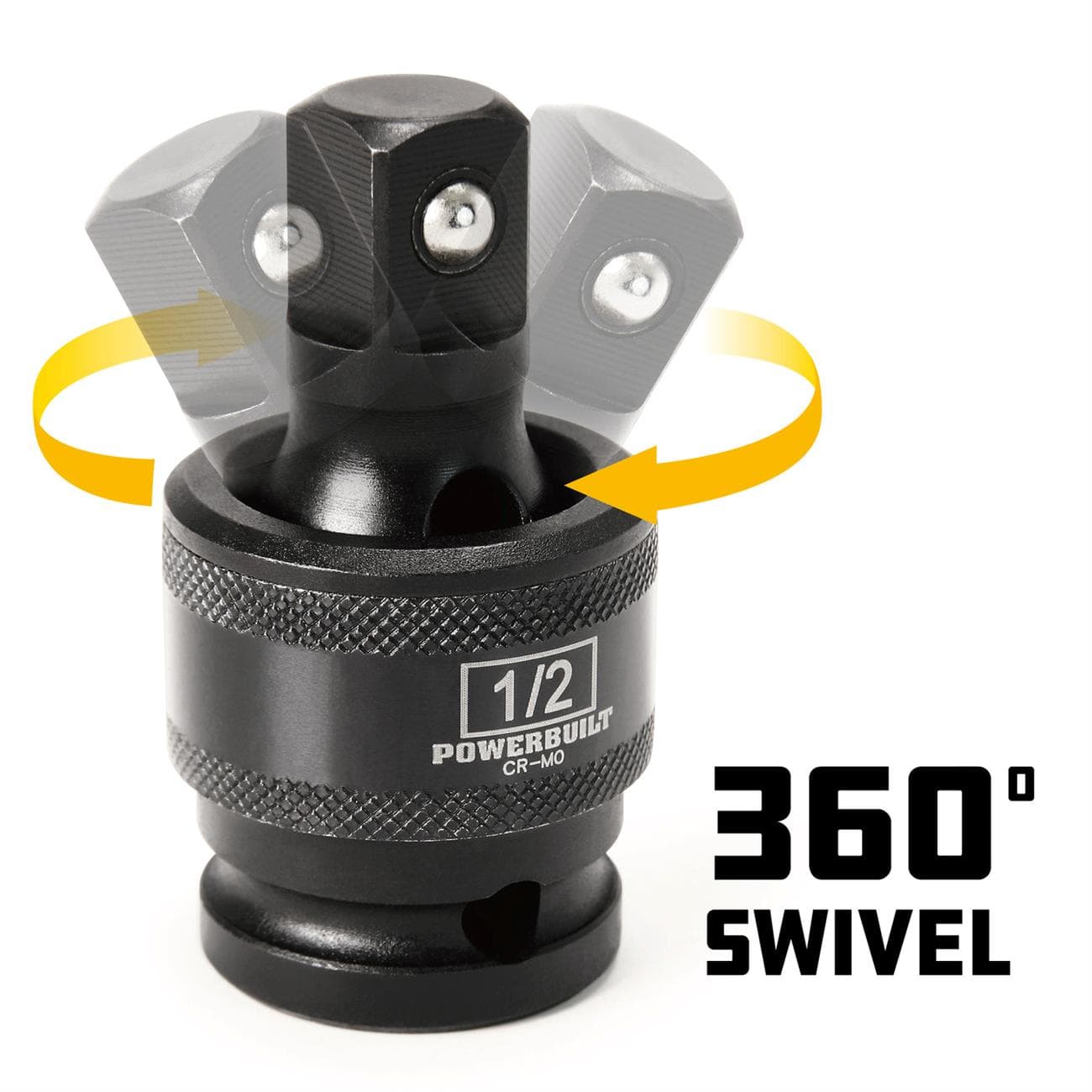 Powerbuilt 647095 Impact Universal Joint Socket Adapter Set