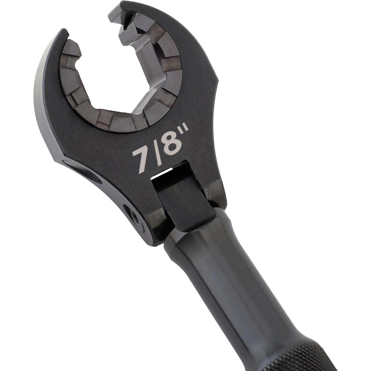 Tribus Tools Ratcheting O2 Sensor Wrench Set, 7/8 And 15/16 Inch