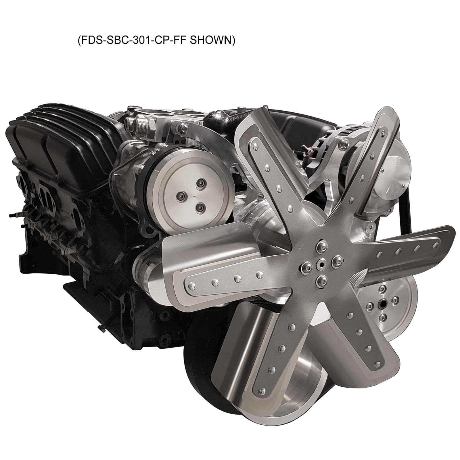 All American Billet FDS-FE-203-FF Serpentine Kit, Ford FE, FF
