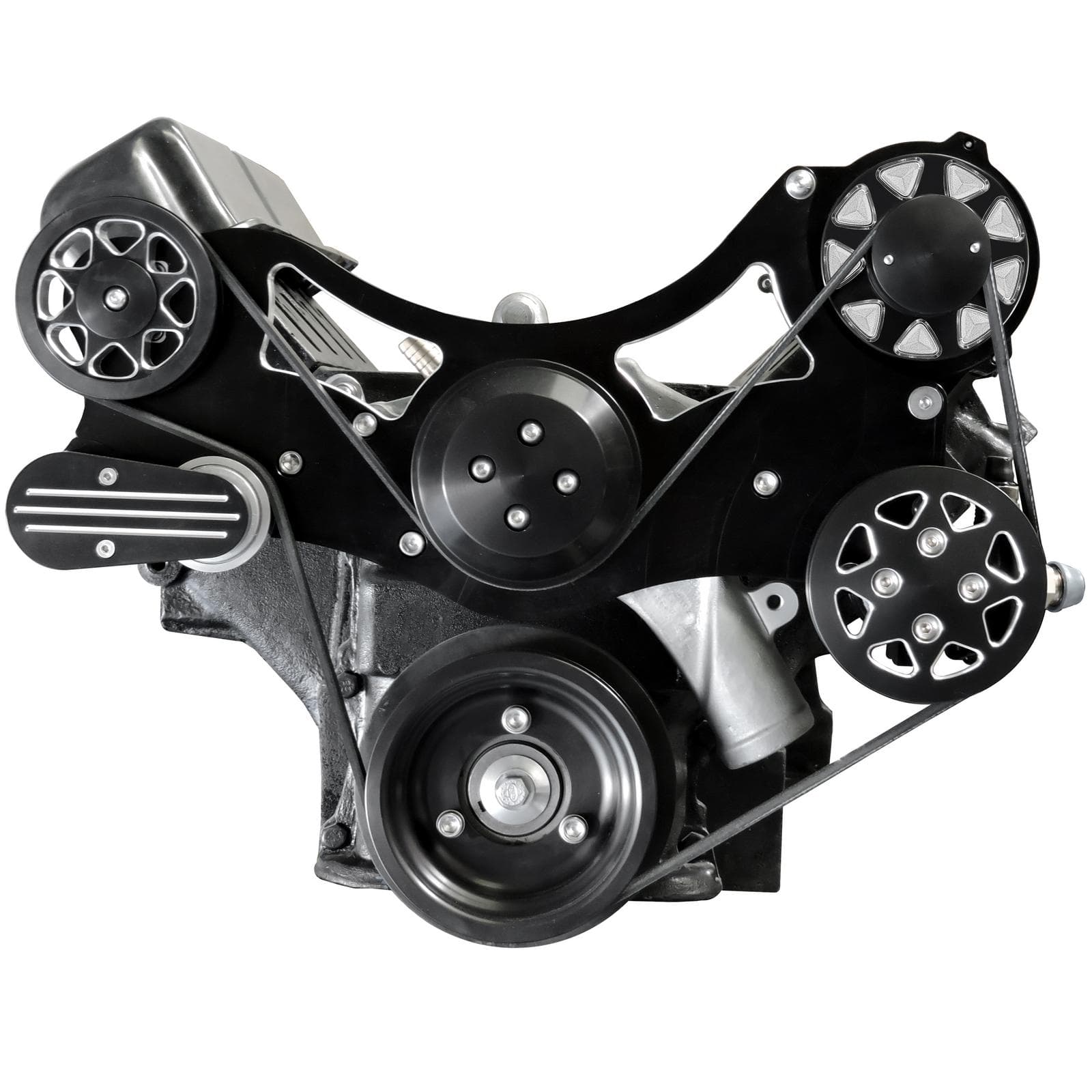 All American Billet FDS-FE-203-FF Serpentine Kit, Ford FE, FF