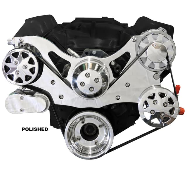 All American Billet FDS-351C-101 SB Ford Serpentine System