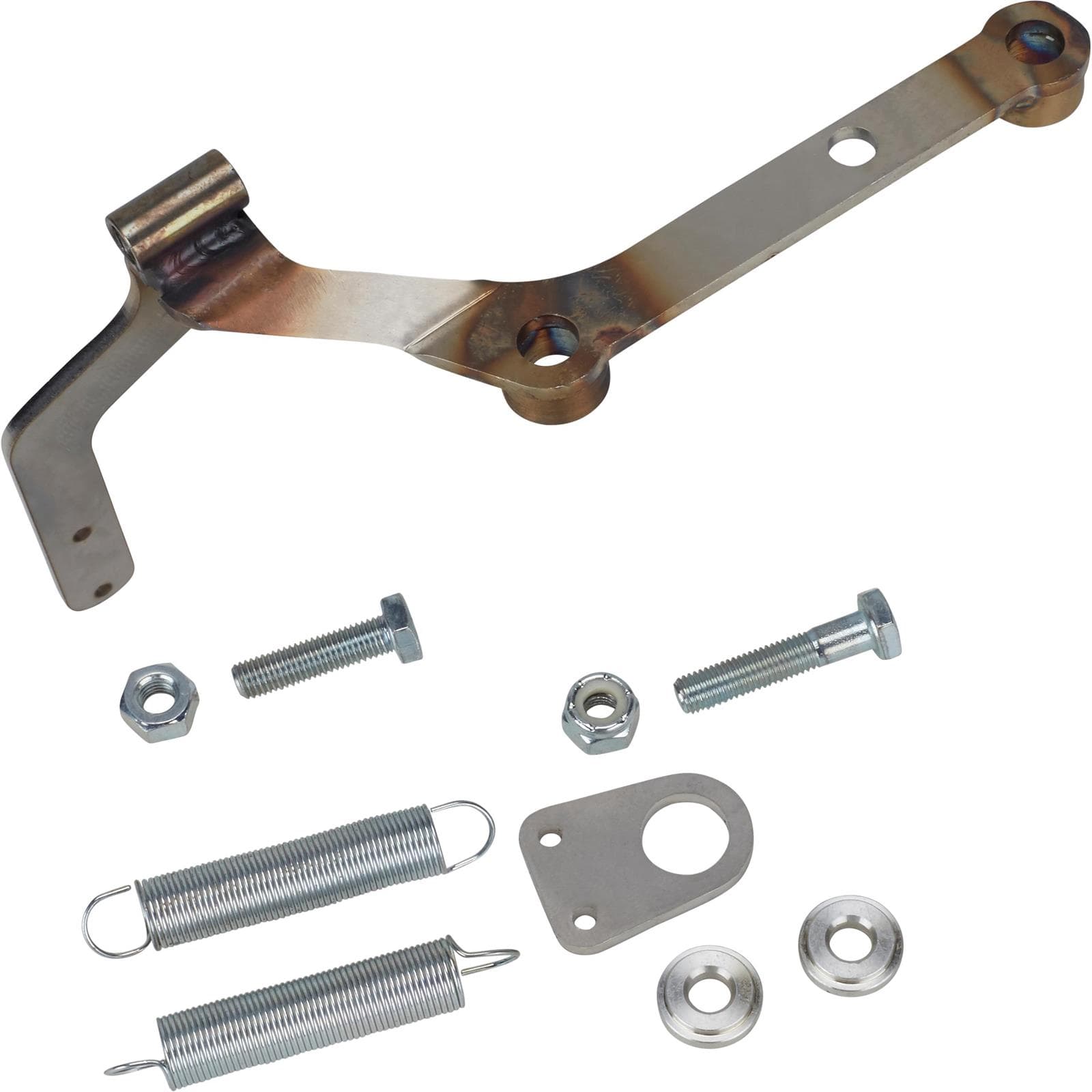 Throttle Return Spring Bracket with Stop - Black Throttle Return Spring Bracket with Stop - Black