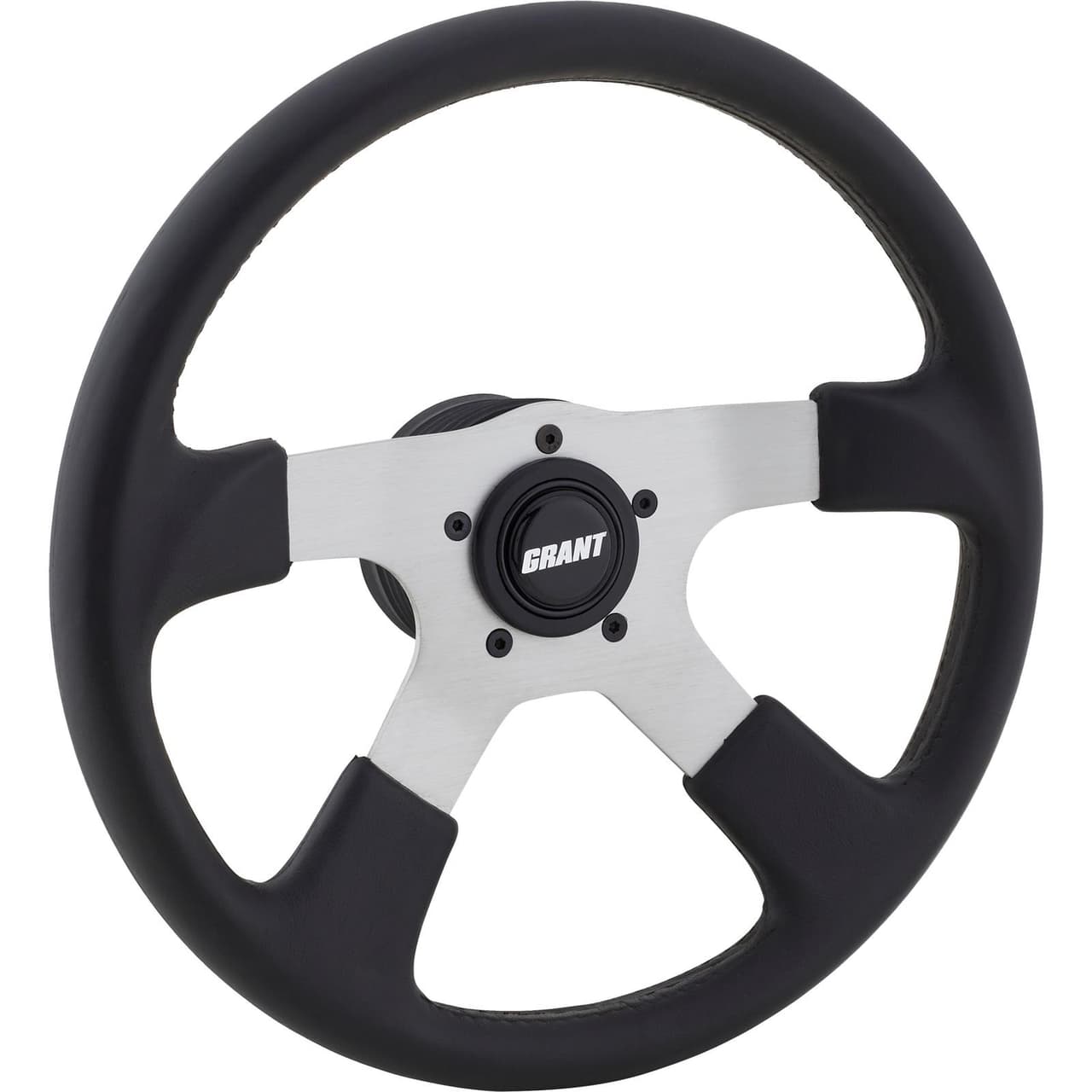 Grant 748 GT Rally Steering Wheel, 14 Inch, Black/Anodized Aluminum
