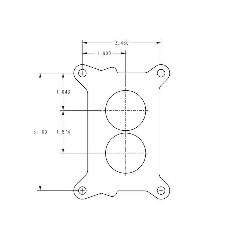 Holley Carburetors For 850 Holley 2-Barrel Base Plate Gasket Set - Non-Stick Blue 5-Pack For 4412 500 CFM Carburetors Holley 2 Barrel Gaskets - Foto 5