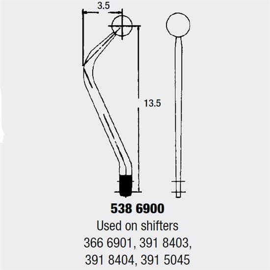 Hurst 3666901 Mastershift Shifter