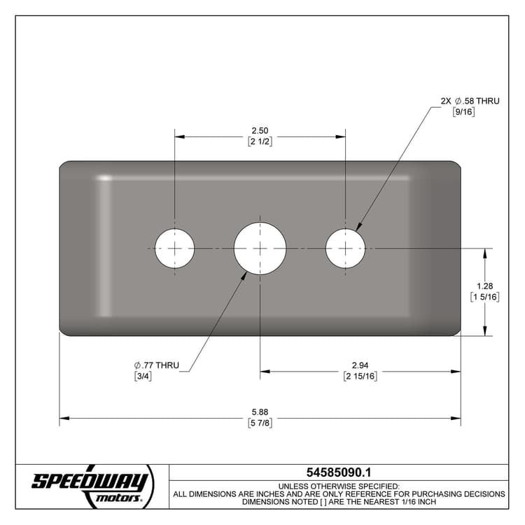 Weld On Leaf Spring Pad, Perch, 3 Inch Axle Tube, Pair