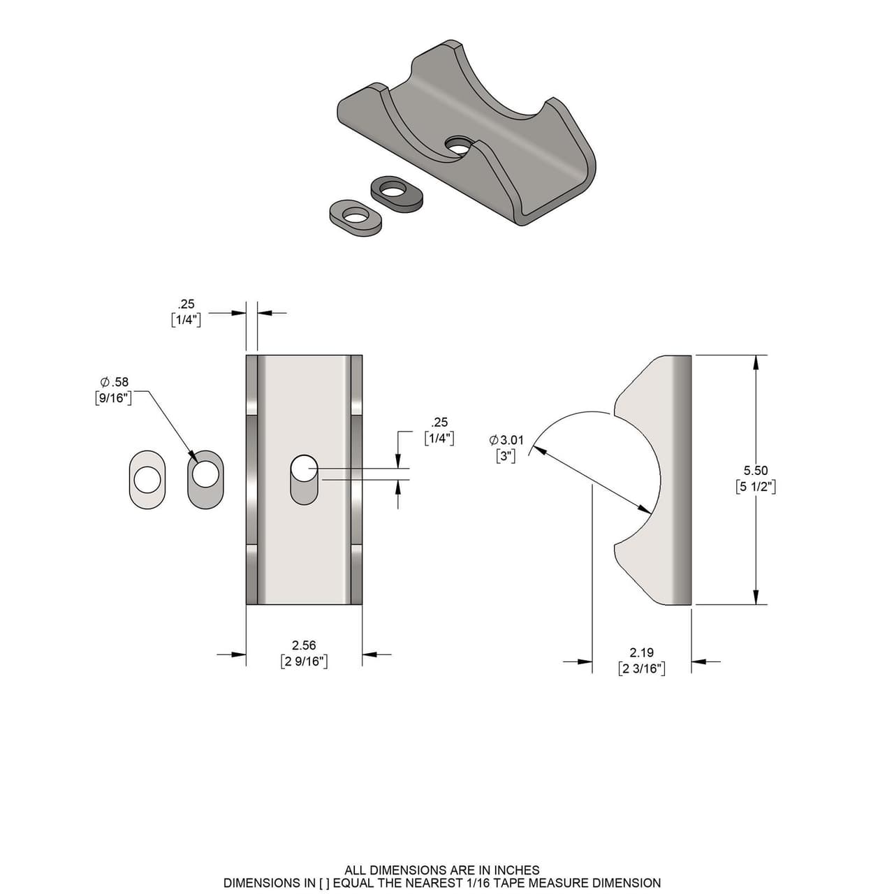 Weld On Adjustable Leaf Spring Pad, Perch, 3 Inch Axle Tube, Pair