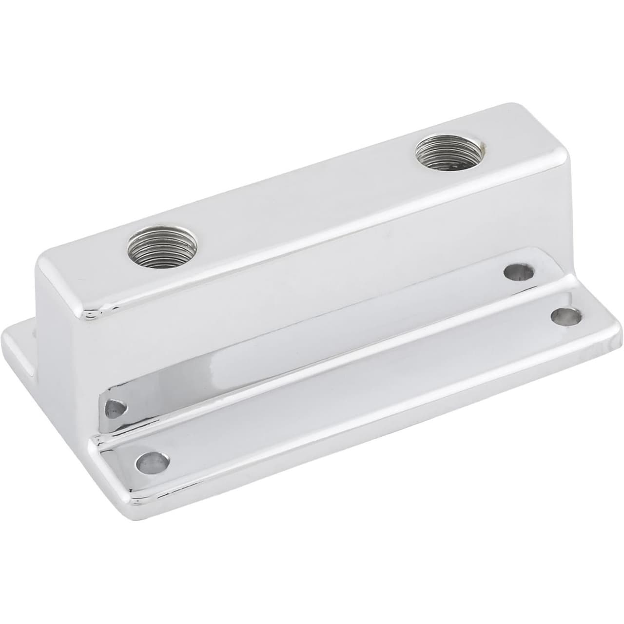 Two Outlet T-Style Chrome Fuel Block