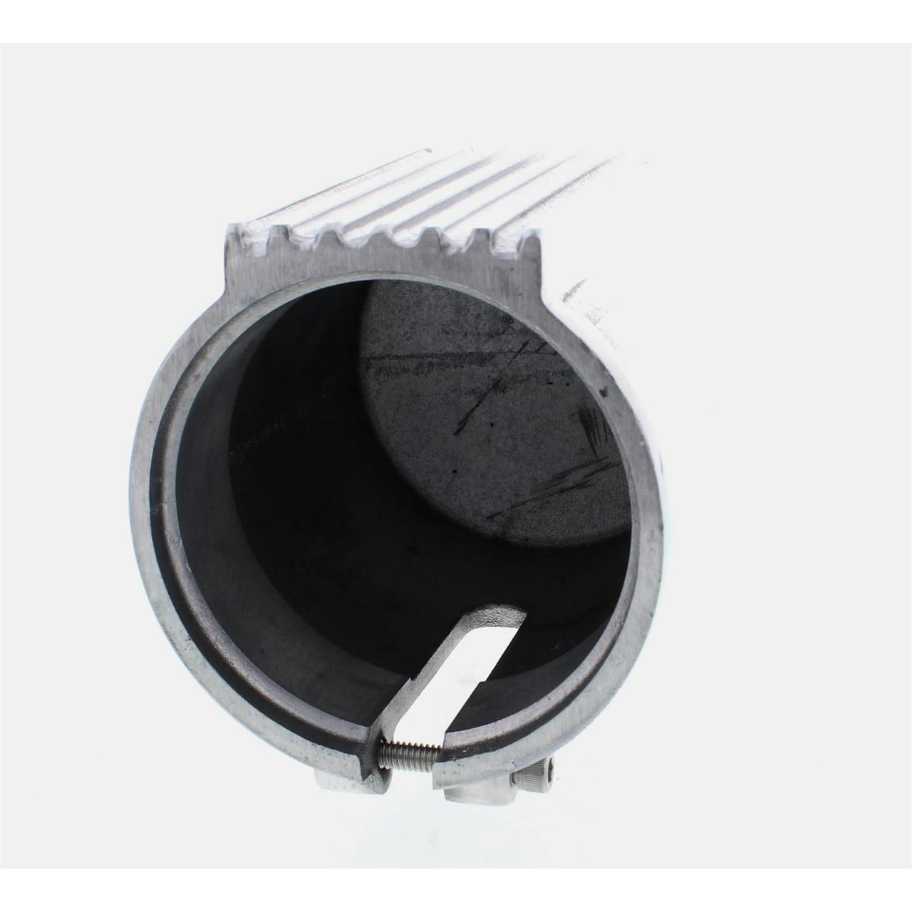 Offenhauser Finned Oil Filter Cover, Polished Aluminum