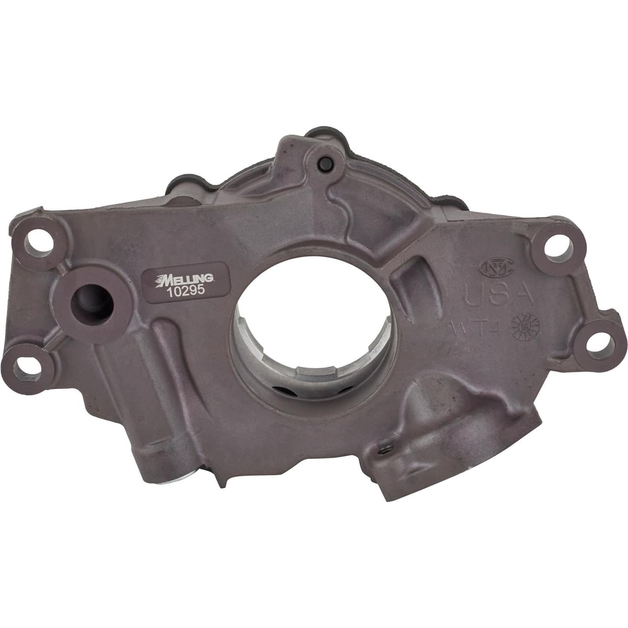 Melling Oil Pump, Wet Sump, Internal, Standard Volume, 5/8" Inlet, Small Block Chevy (Shark Tooth