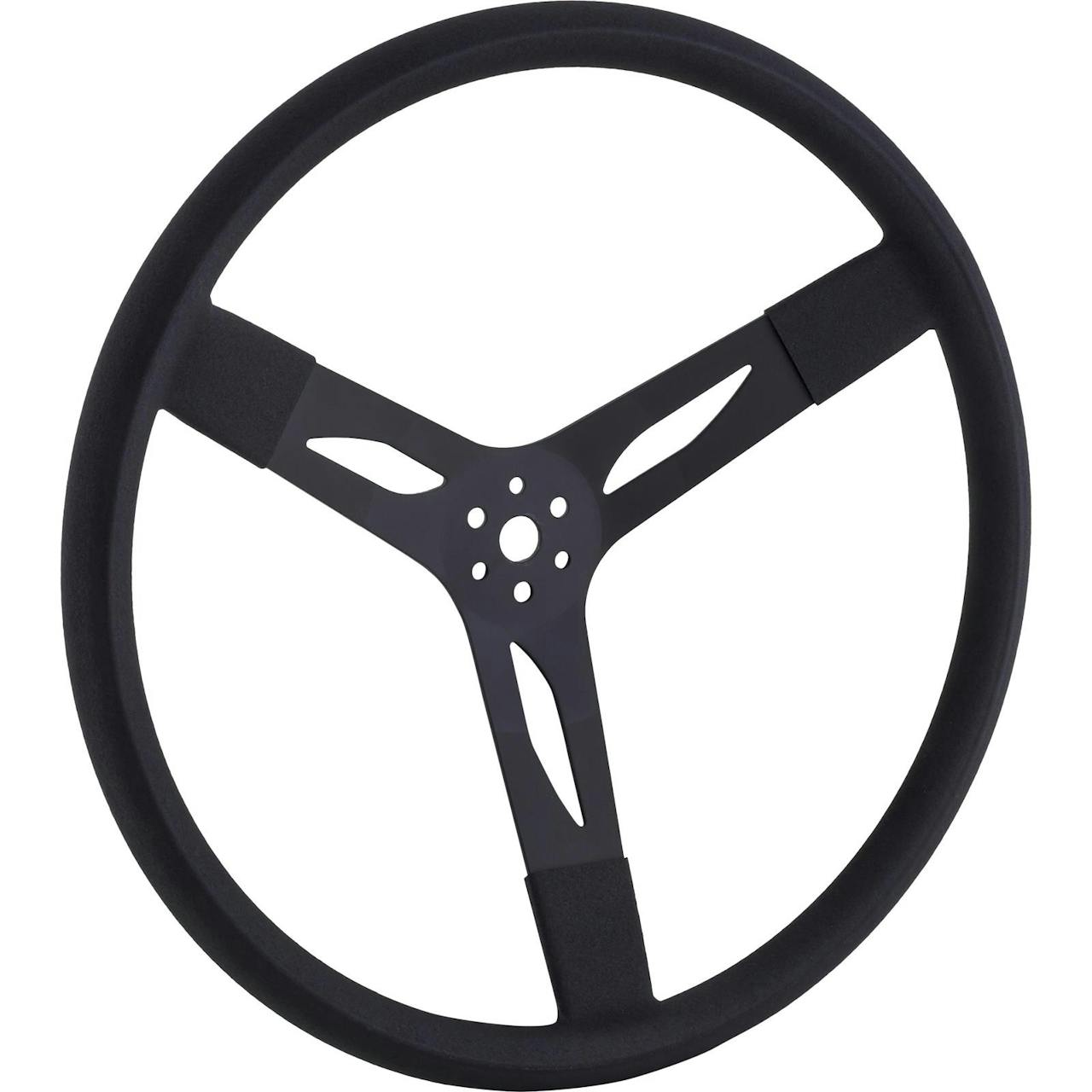 17 Inch Cushion Grip Steering Wheel, 3 Inch Dish