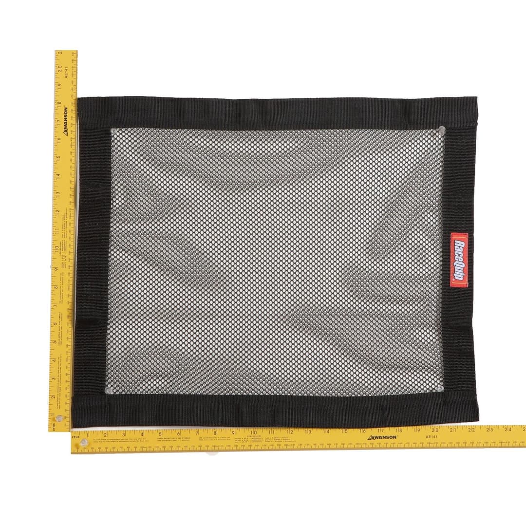 RaceQuip 723003RQP Mesh Style Race Car Window Net 18x24 In, Black