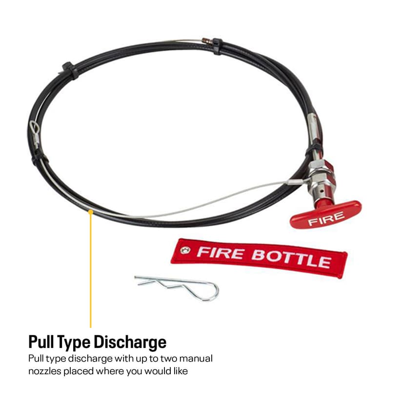 FireBottle AMSC500 Automatic Remote Fire System, 5 LB, SFI 17.3