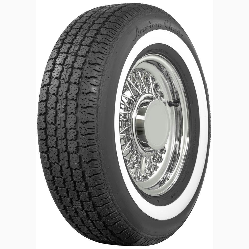 Coker Tire 700210 American Classic Radial 1.3 In White, 215/75R15