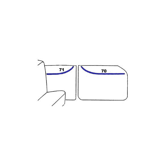 MarK 764 Interior Trim, 57 Delay, Complete Set, 4 Piece