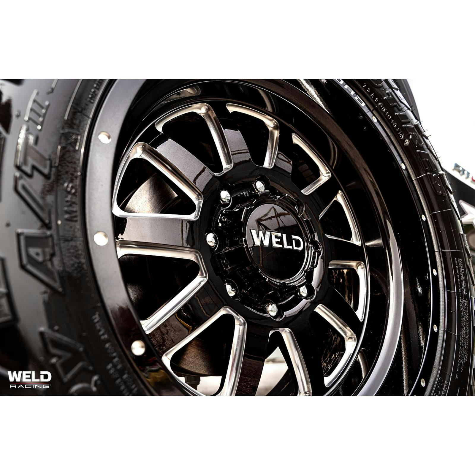Weld Racing W10289026450 18x9 Stealth Wheel 5x114.3, Blk Milled