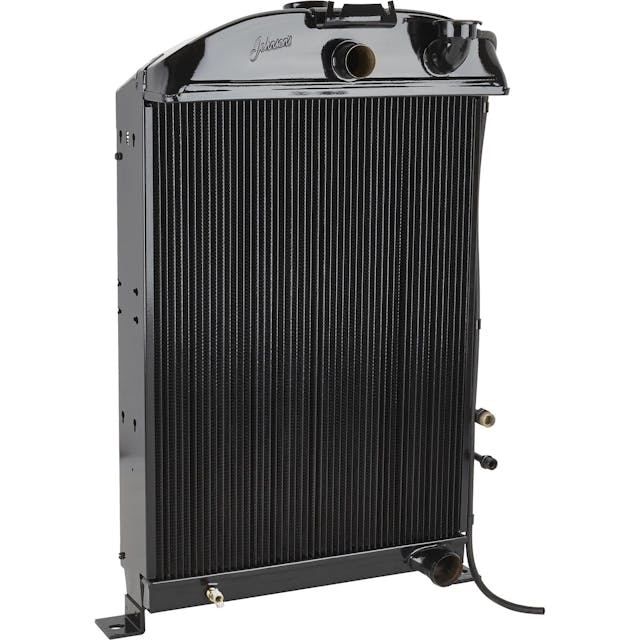 Johnson's 4-3334-0-1-A-D 33-34 Ford Radiator, SBC/BBC, AC, Neck