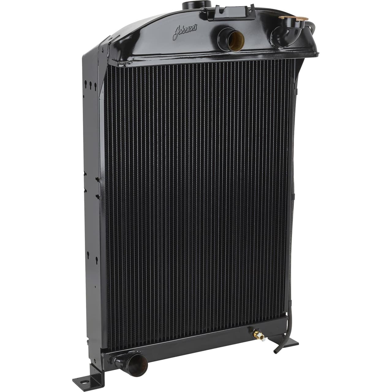 Johnson's 4-3334-0-2-D 33-34 Ford Radiator, SBF/BBF, No AC, Neck