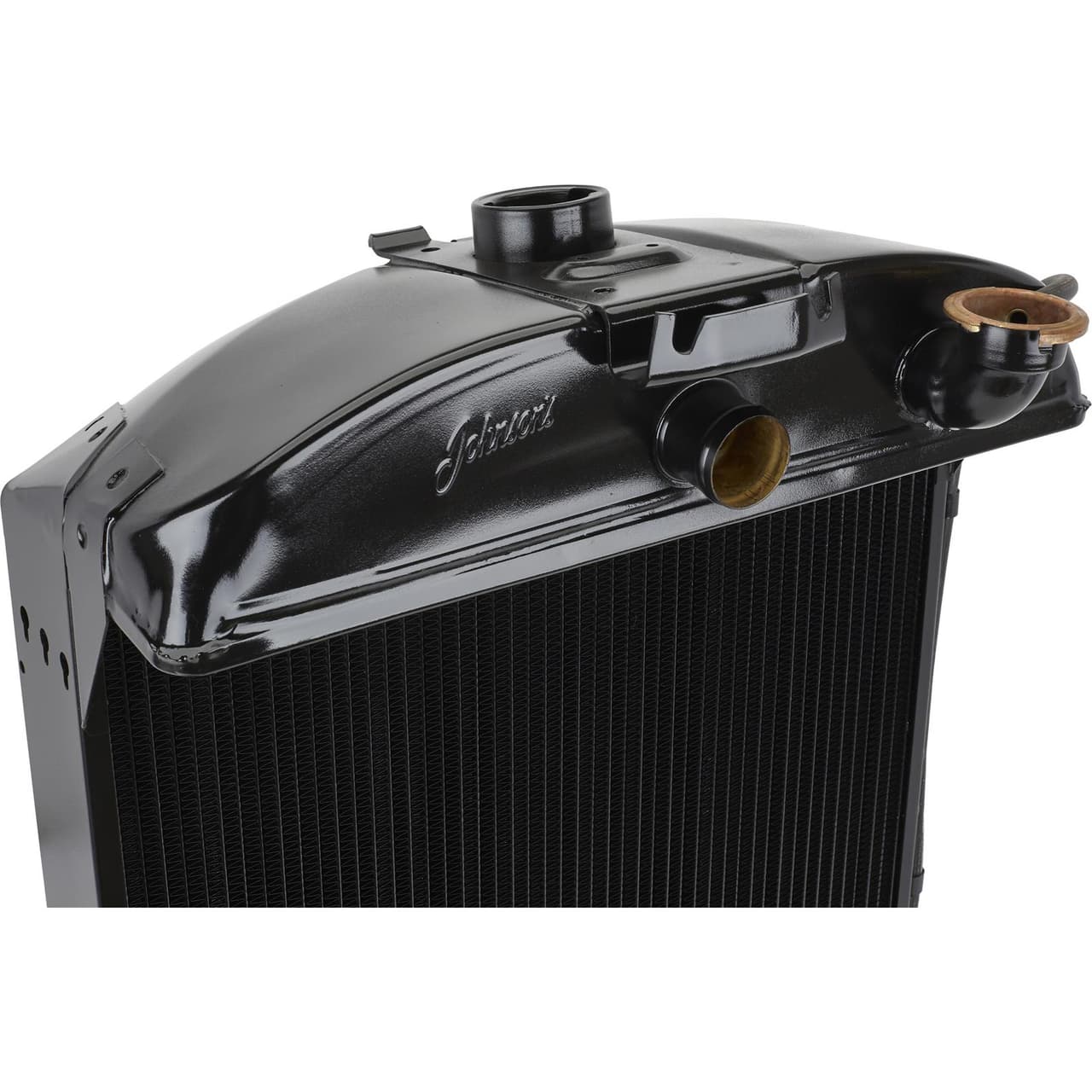 Johnson's 4-3334-0-2-D 33-34 Ford Radiator, SBF/BBF, No AC, Neck