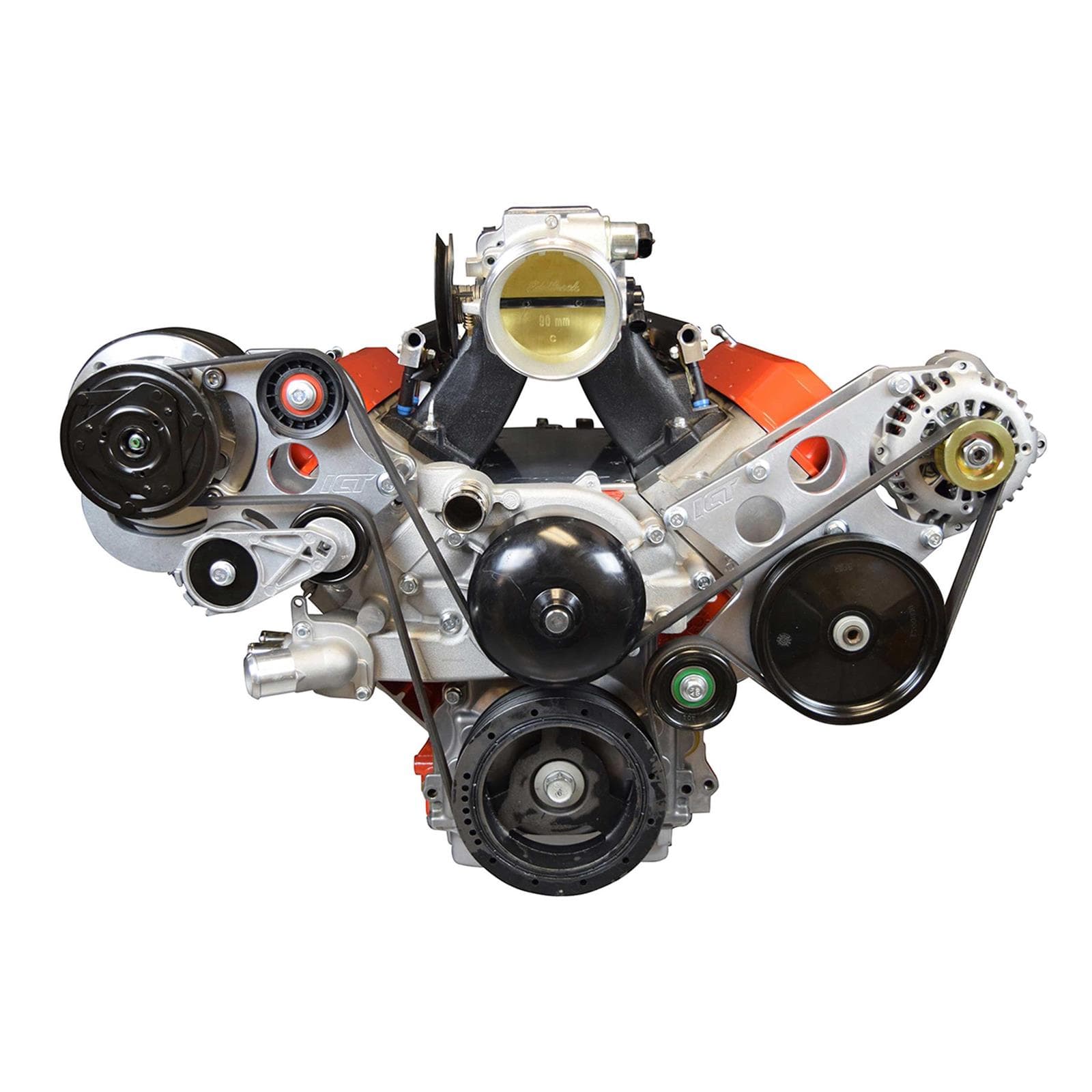 ICT Billet 551585X-1 LS Corvette R4 A/C Compressor Bracket