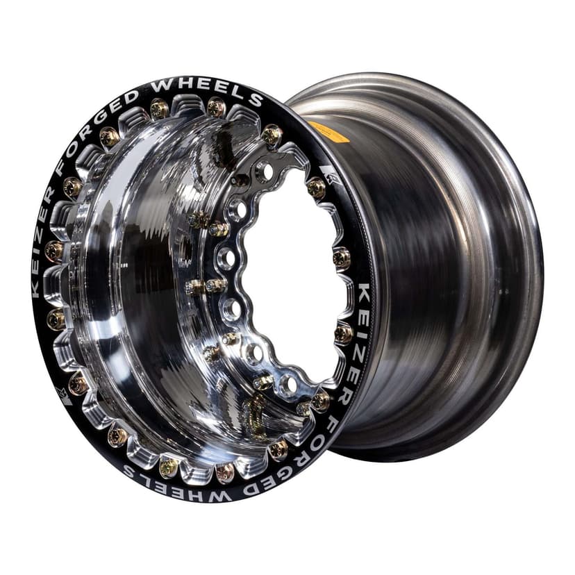 Keizer W15145FBL 15x14 Wide 5 Outer Beadlock Wheel, 5 Inch Off