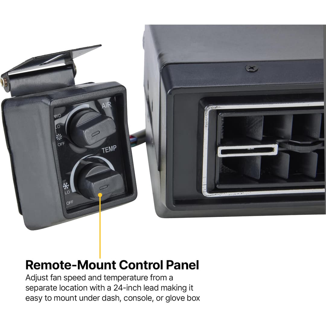 Universal Under-Dash A/C System w/ Remote Mounted Controls