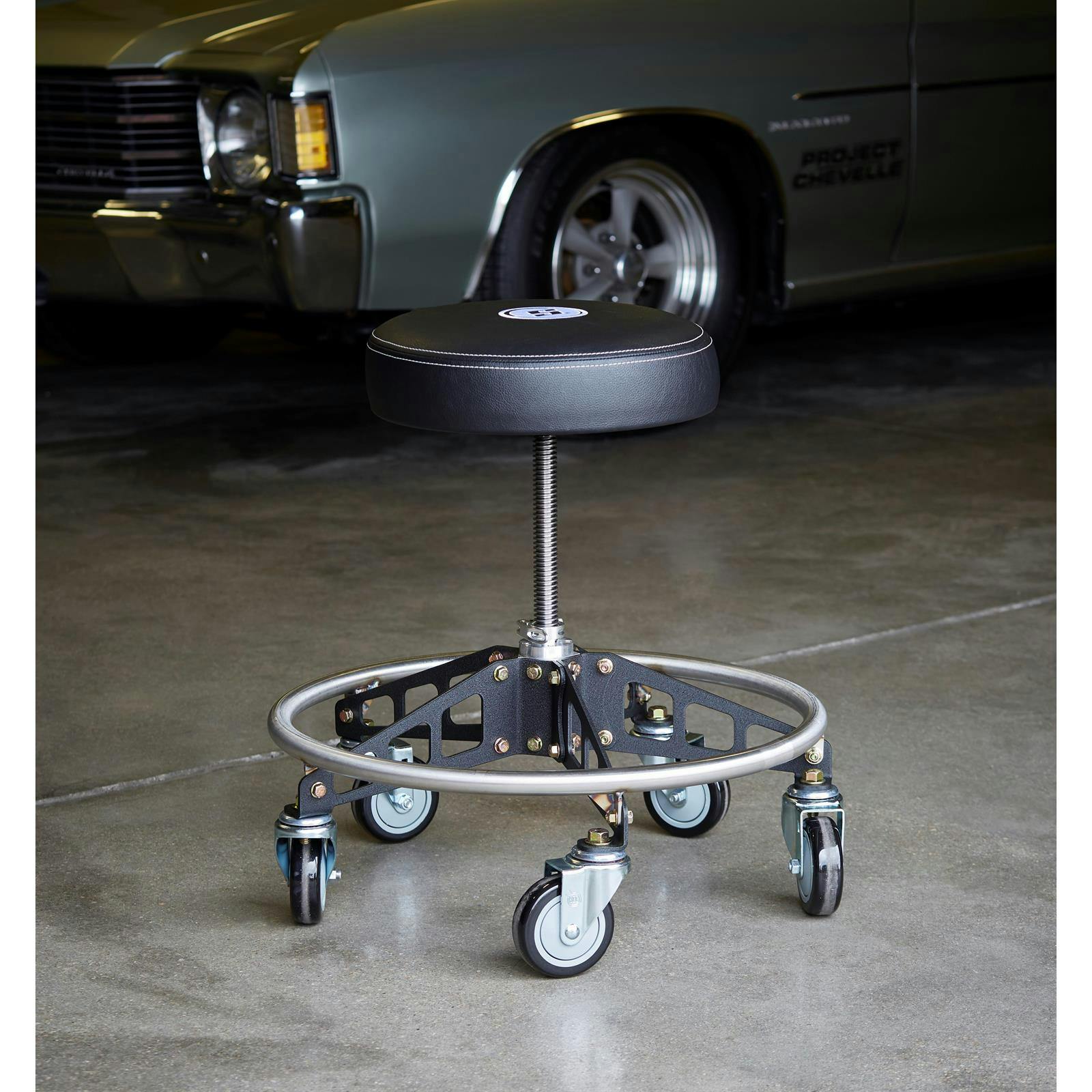 Speedway Motors Vyper Robust Steel Rolling Stool