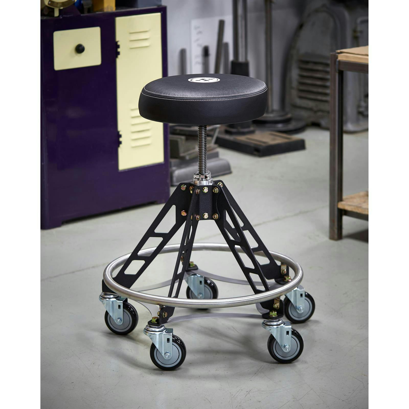 Speedway Motors Vyper Elevated Steel Rolling Stool