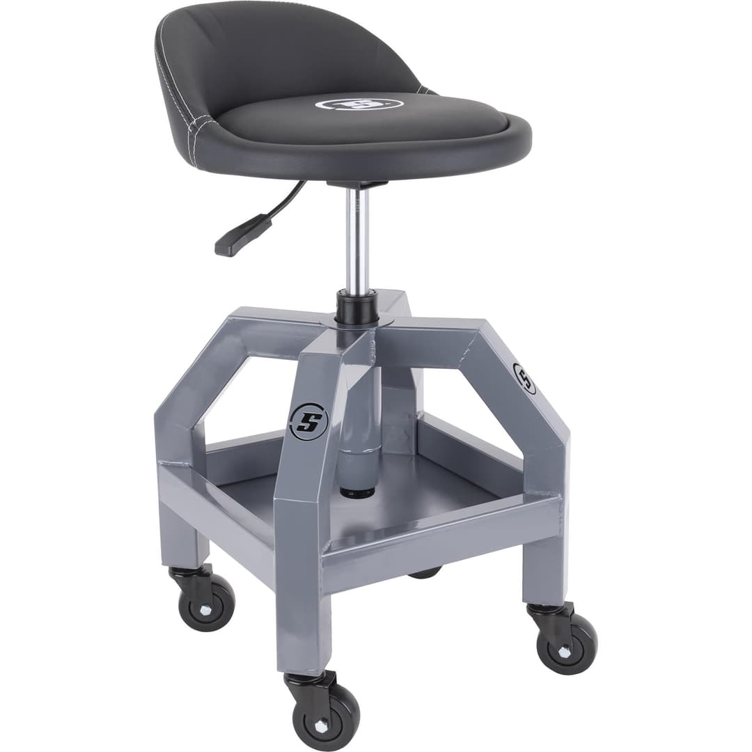 Wheeled Shop Stool Kobalt Adjustable Shop Stool At Costway
